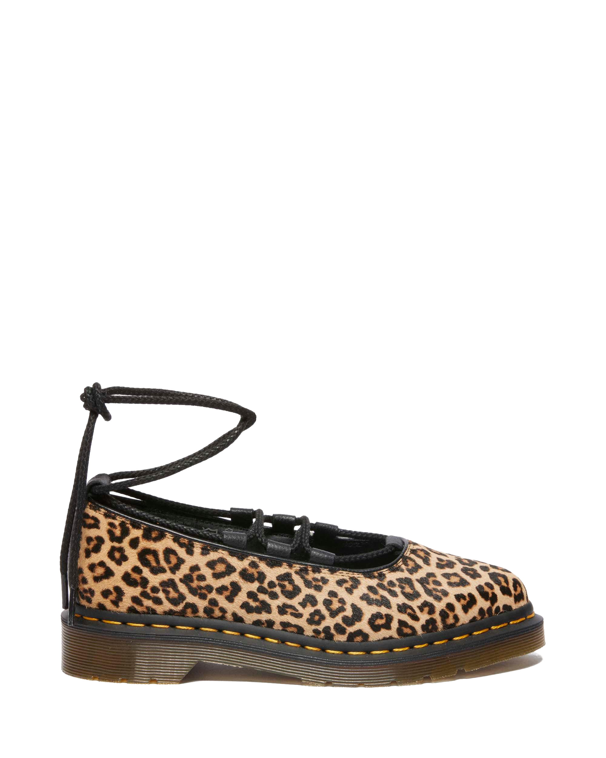 Elphie II leopard ballet flats in Light Tan | Dr. Martens™