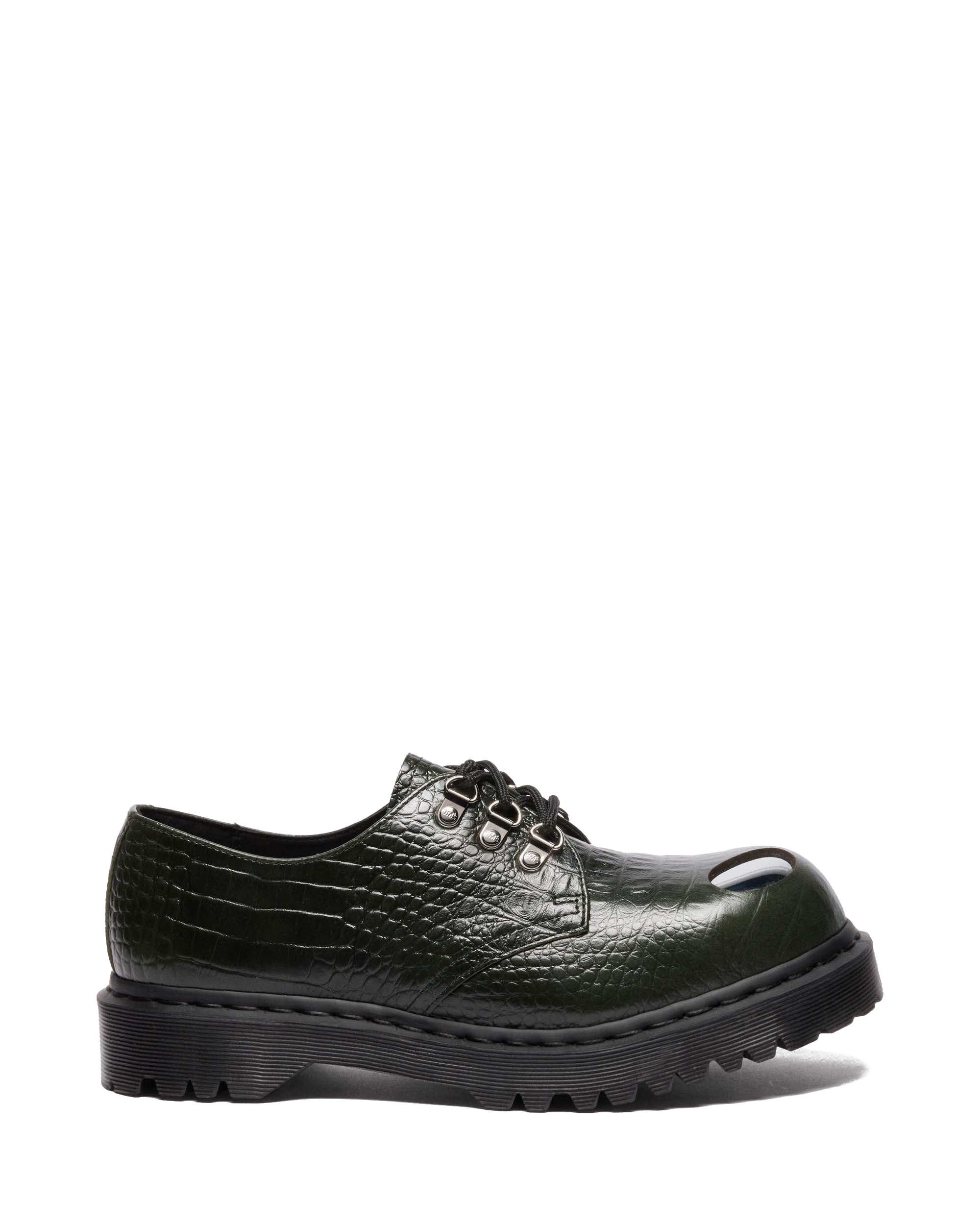 1461 Bex Steel Toe Leather Shoes in Forest Green | Dr. Martens™
