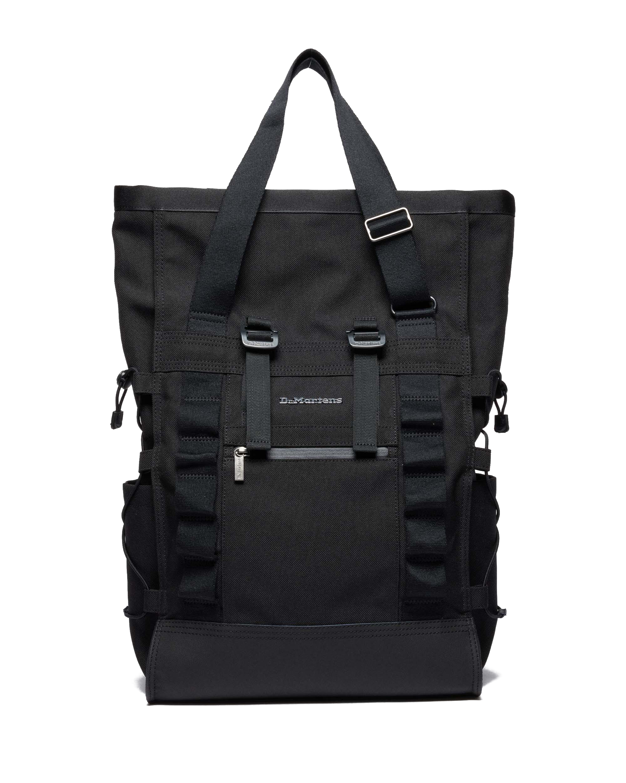 Dr. Martens ブラックバックパック Tech Roll Top Backpack in Black | Dr. Martens™