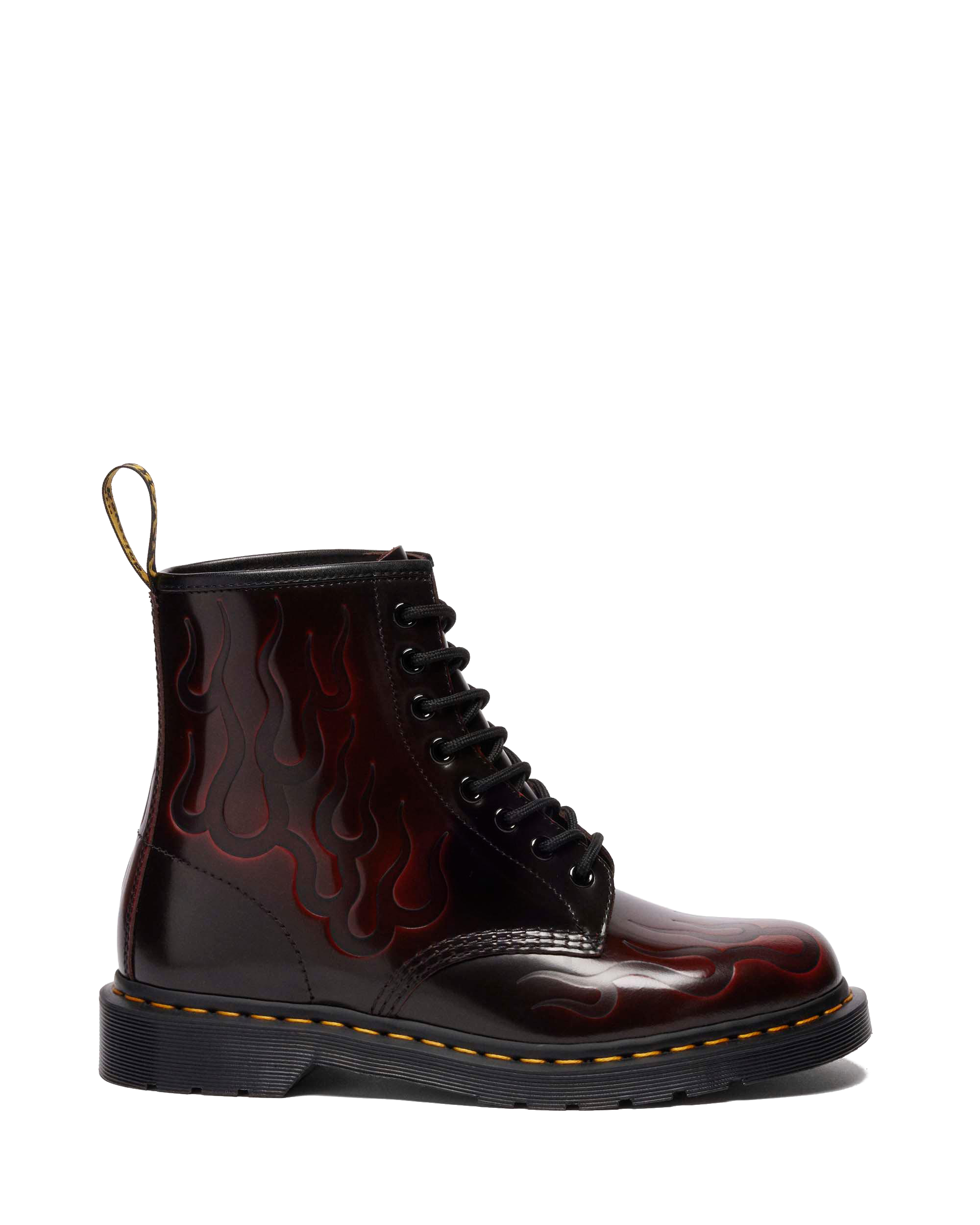 1460 Inferno Lace-Up Leather Boots in Cherry Red Arcadia | Dr
