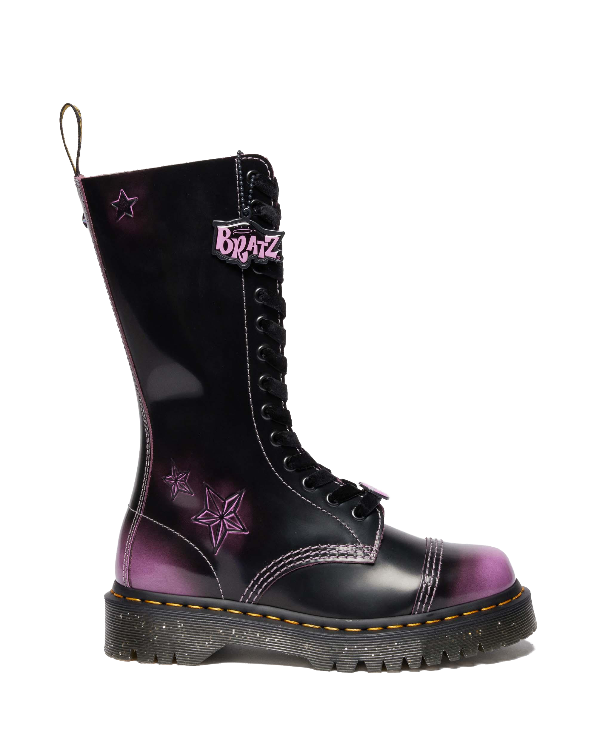 1B99 Bratz Bex High Boots in Black+Bratz Purple | Dr. Martens™