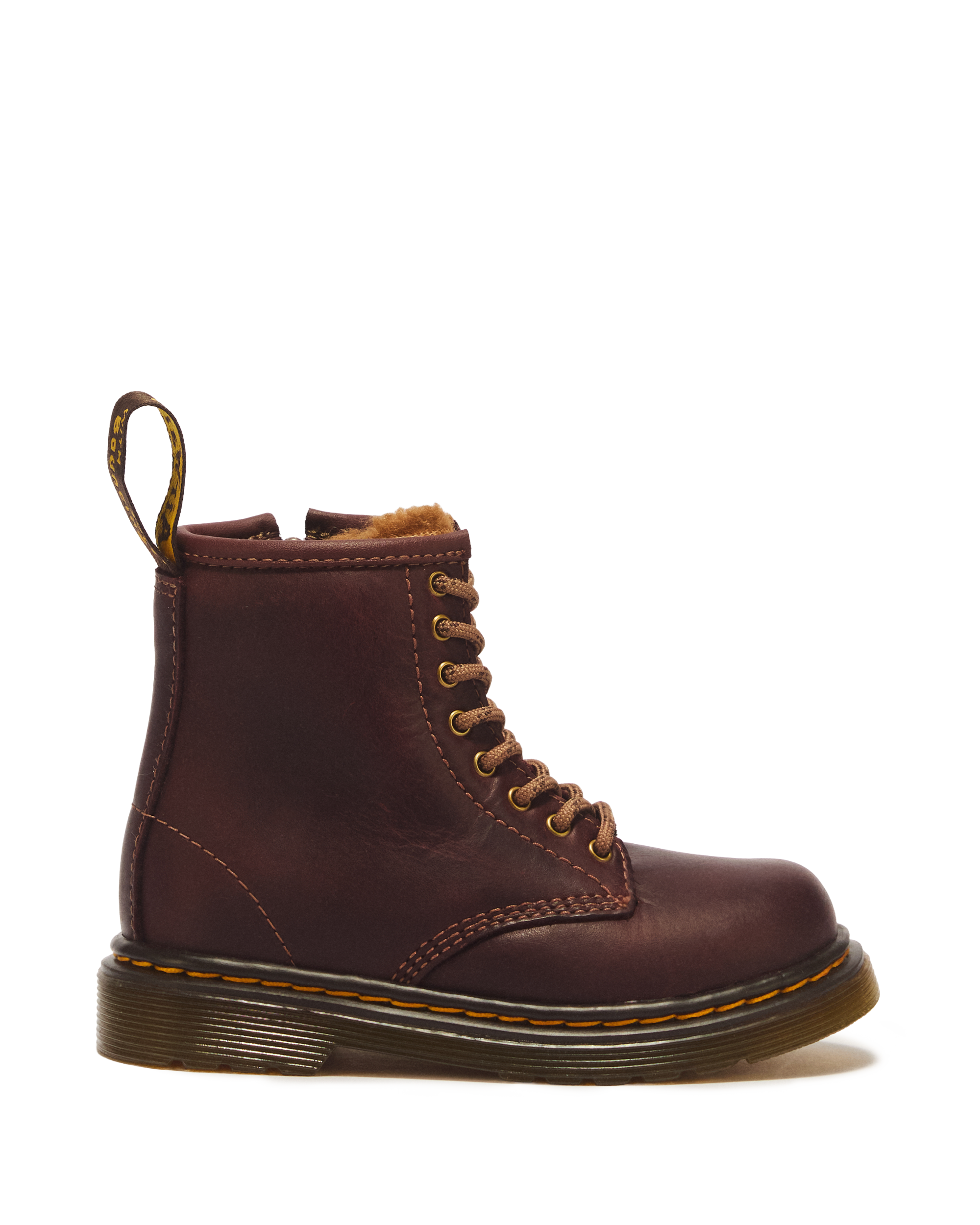 1460 Serena Republic WP Leren Laarzen met Acht Veterogen voor Peuters product image