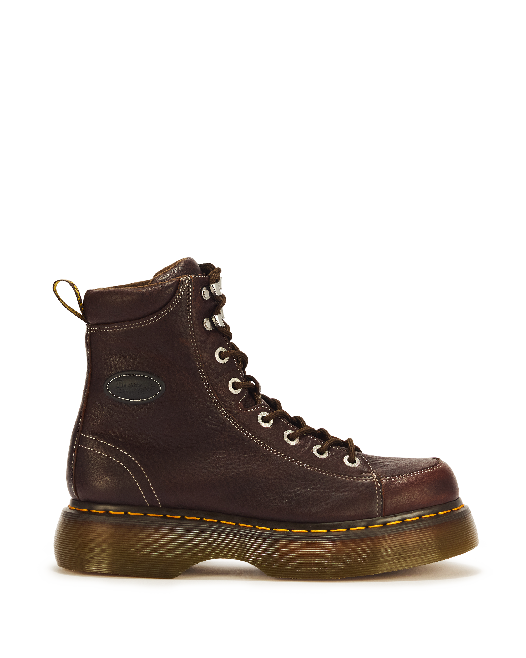 靴 Dr.Martens BUZZ UK4 Buzz 8-Eye in DARK BROWN | Dr. Martens™