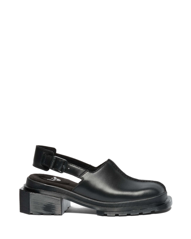 MAYBOLE SQUARE TOE LEATHER MULES