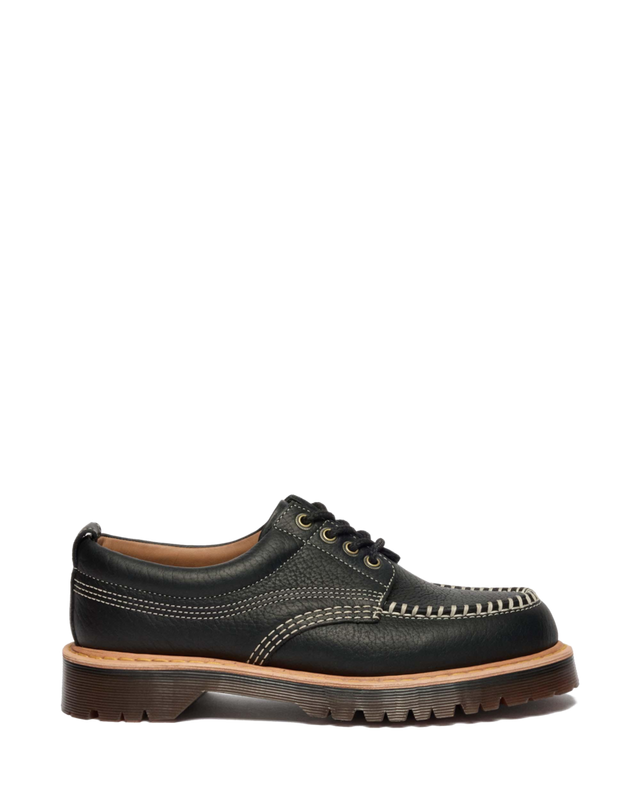 LOWELL WILD GRAIN LEATHER MOC TOE SHOES