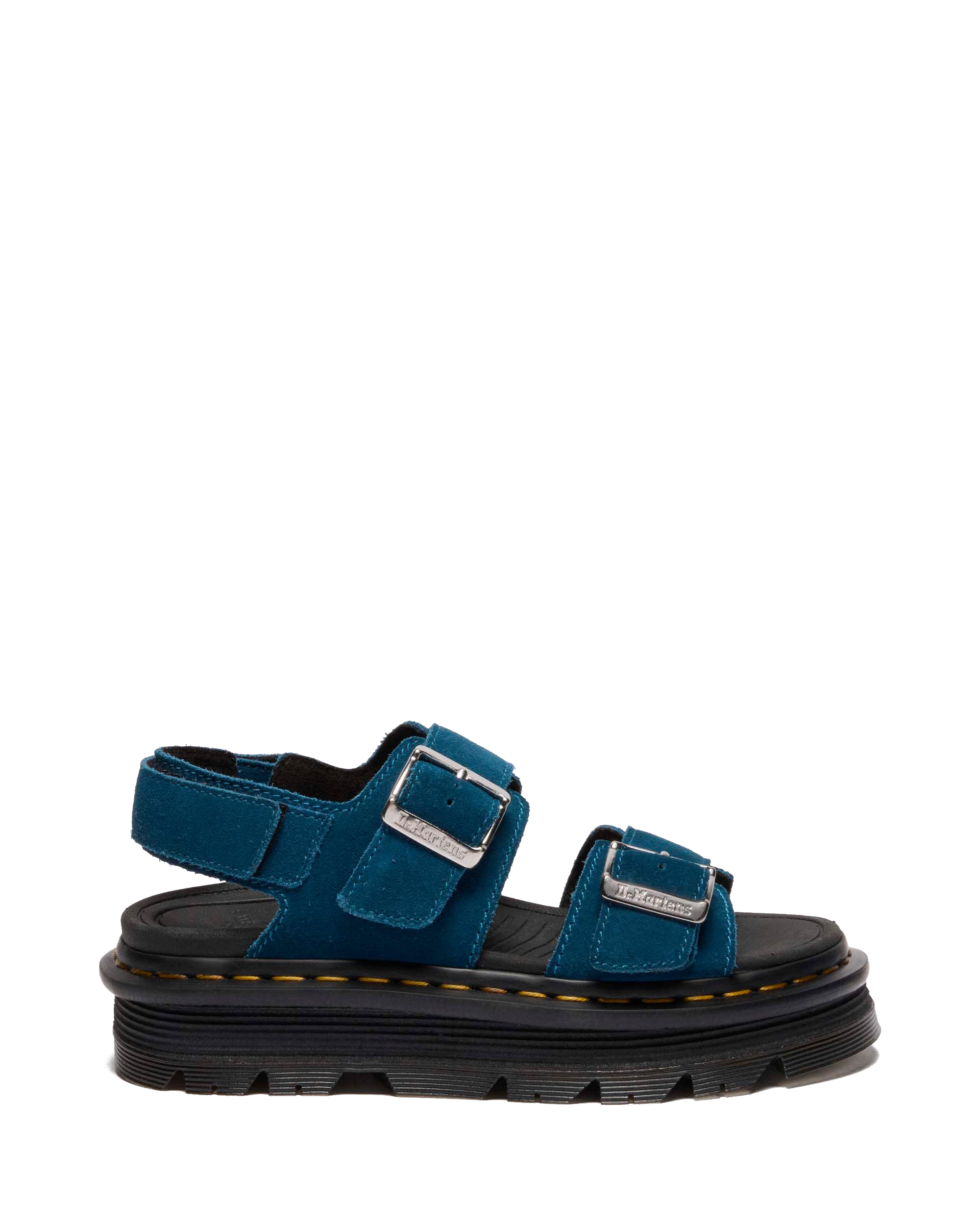 Zebzag Suede Sandals in Dusty Rose | Dr. Martens™