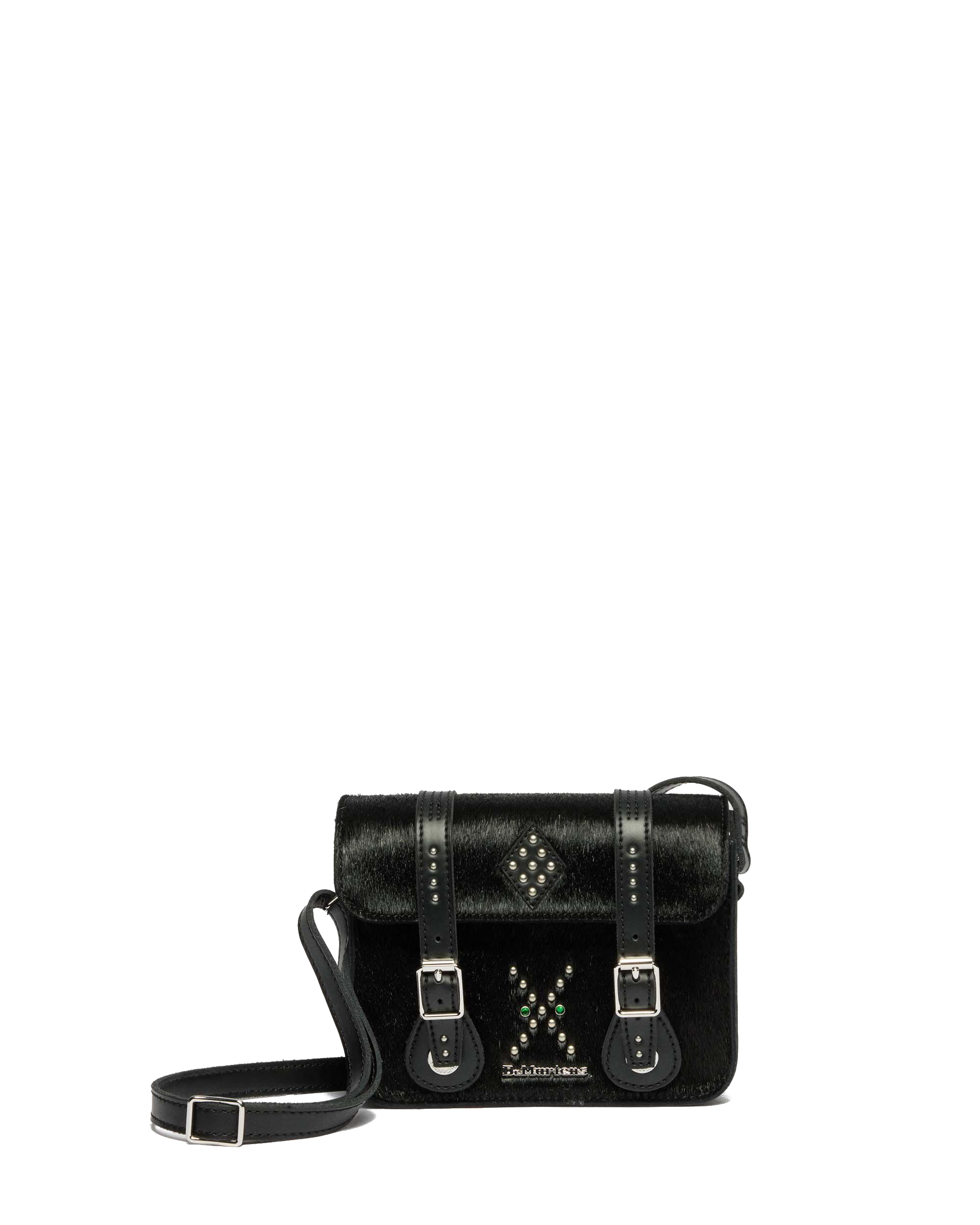7 Inch Hair On & Kiev Leather Satchel in Black | Dr. Martens™