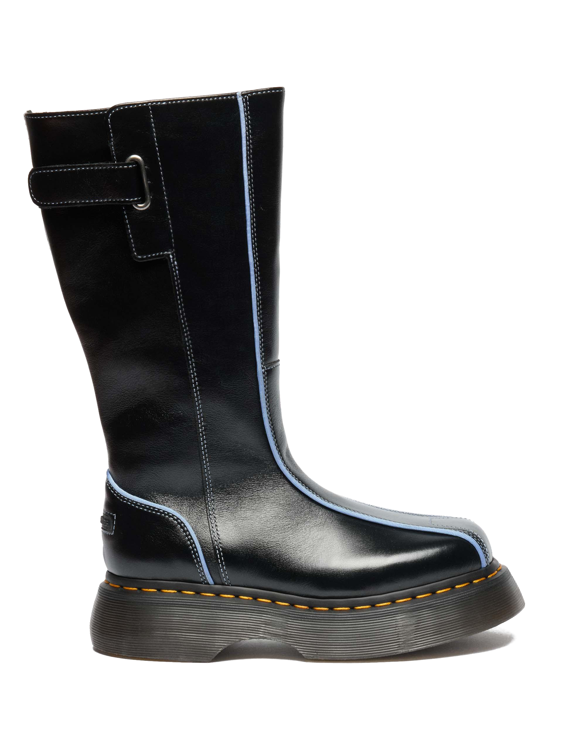 Buzz Hi Gloss Leather Boots in Black | Dr. Martens™