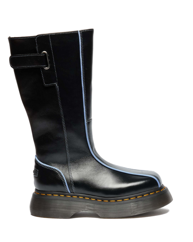 BUZZ HI GLOSS LEATHER BOOTS
