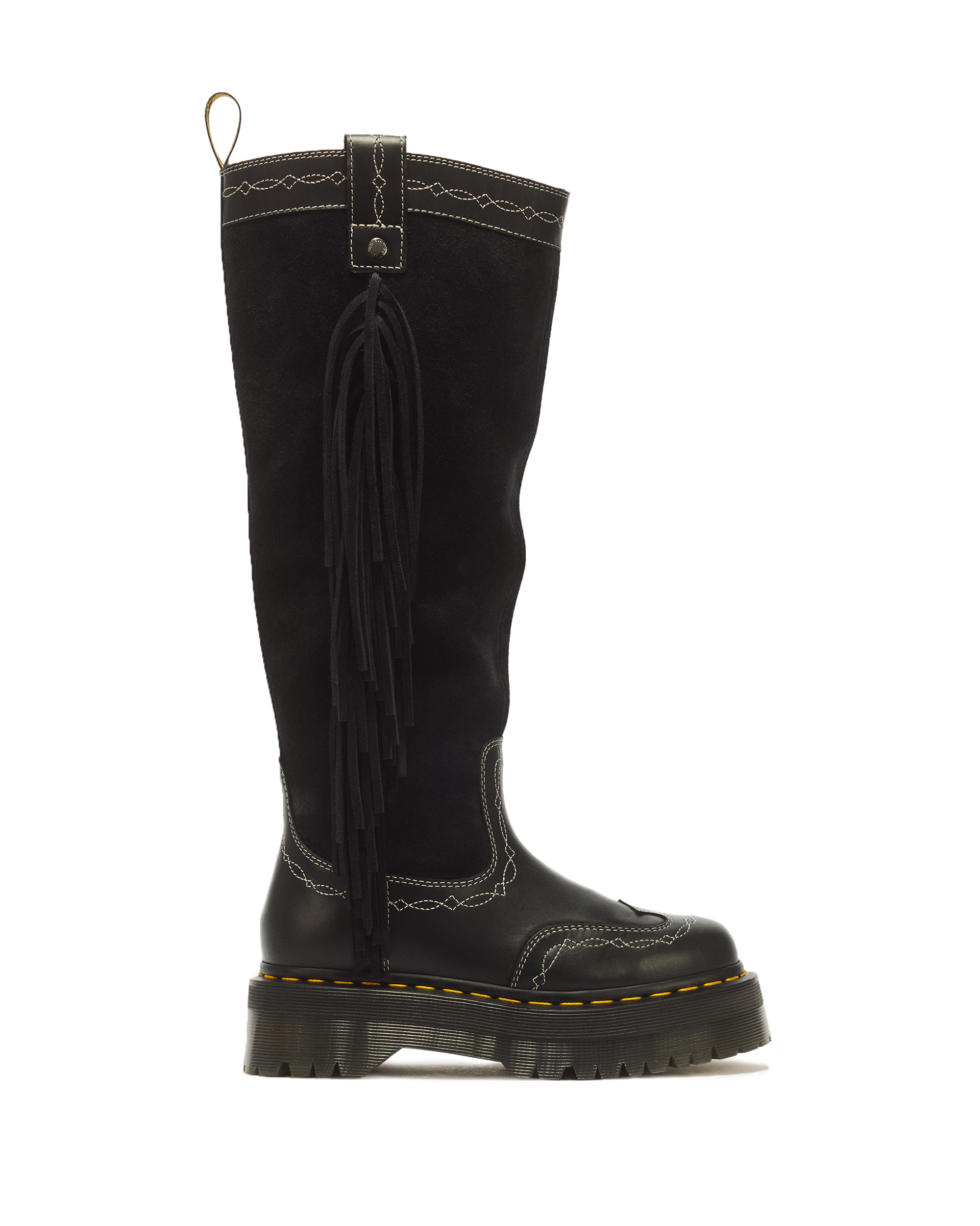 Desert Rodeo Quad Hi Leather & Suede Boots product image
