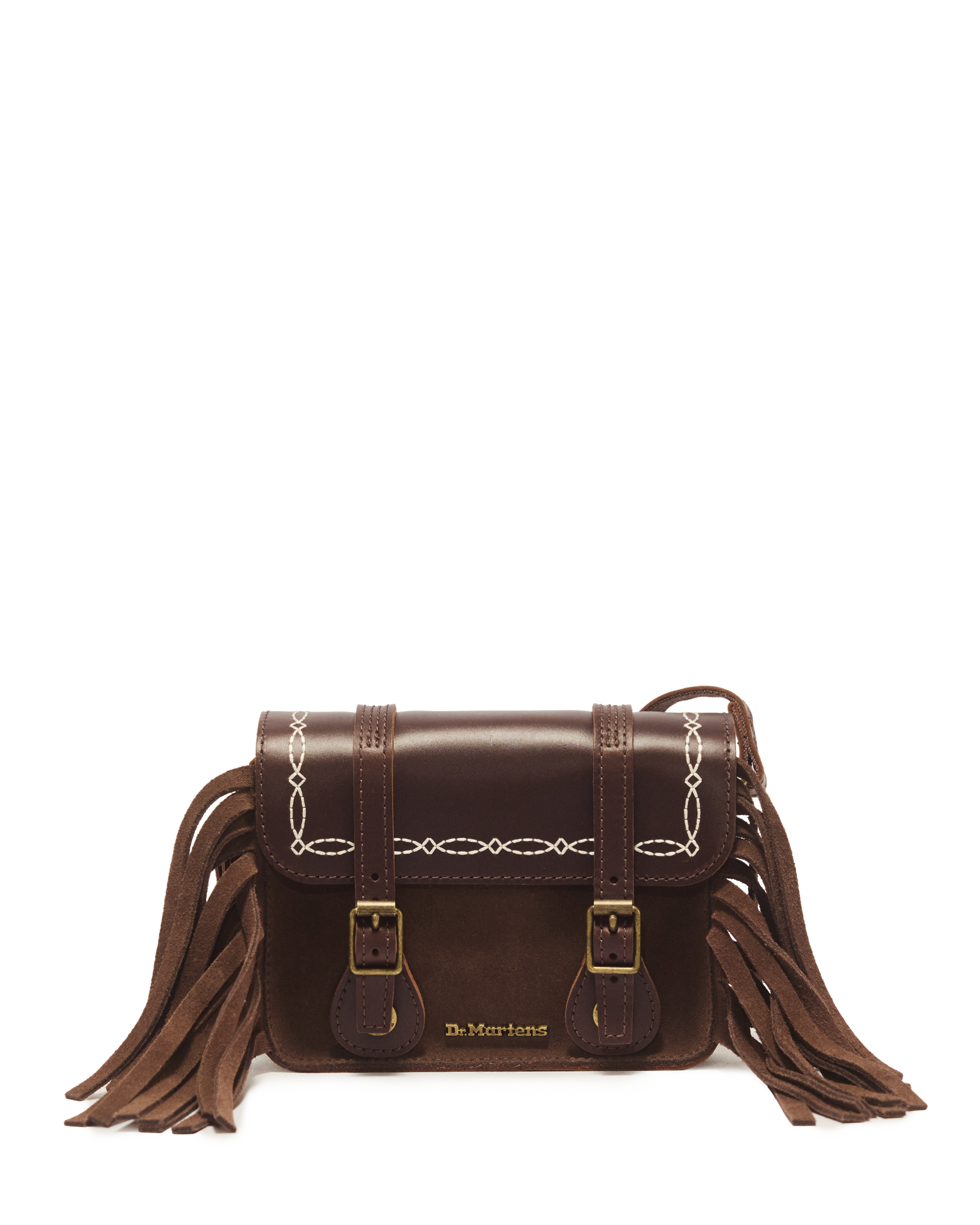 7 Inch Desert Rodeo Leather & Suede Satchel product image