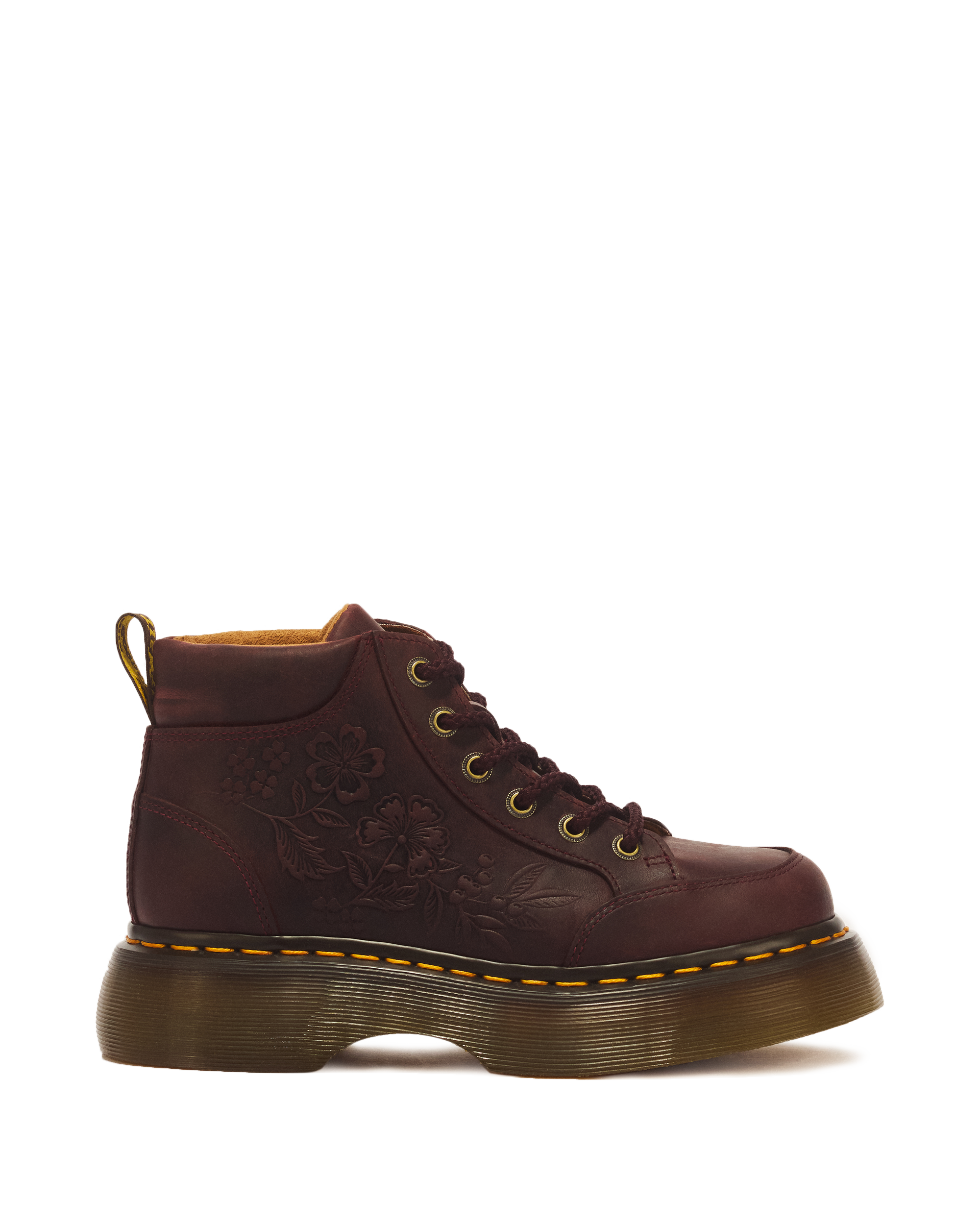 Buzz Floral Emboss Analine Leather Boots product image