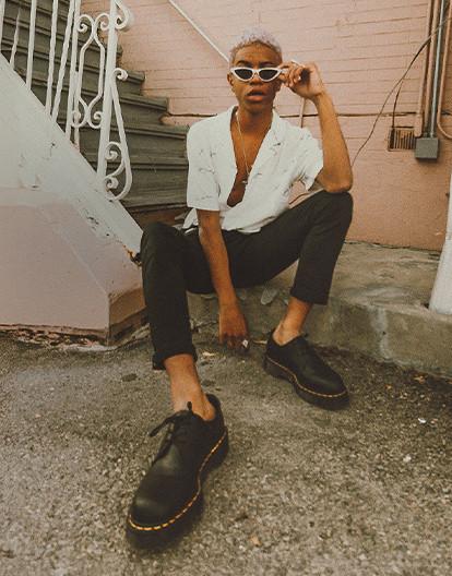 CABRILLO LEATHER DESERT ANKLE BOOTS in Brown | Dr. Martens