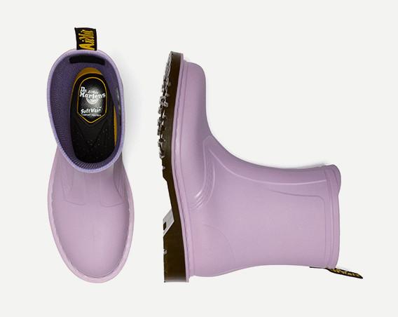 Dr. Martens Lilac Rain Boots Category