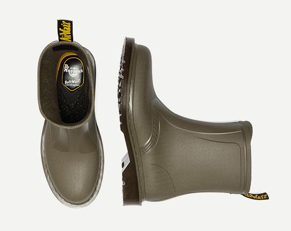 Dr. Martens Olive Rain Boots Category