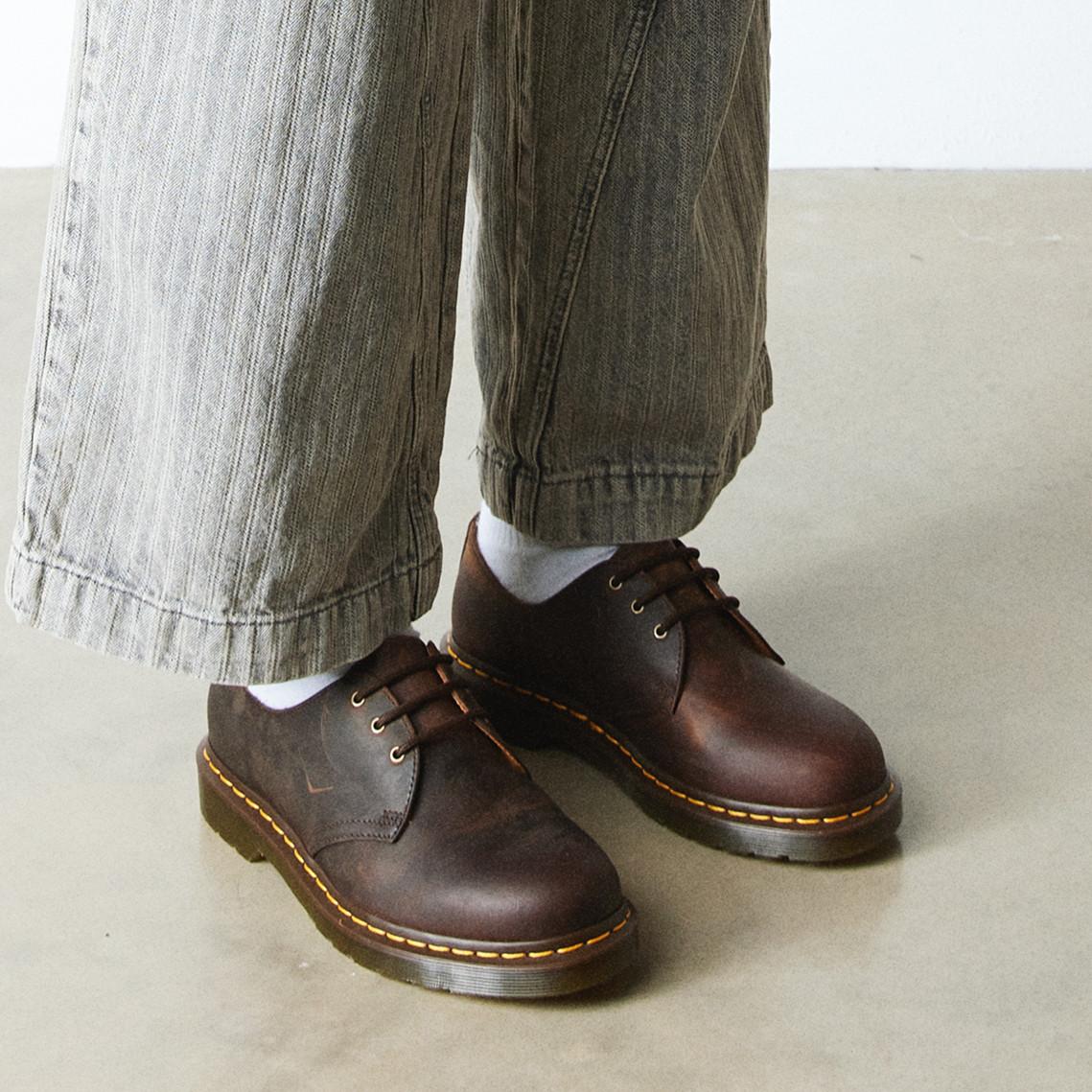 Dr. Martens crazy horse leather oxford shoes