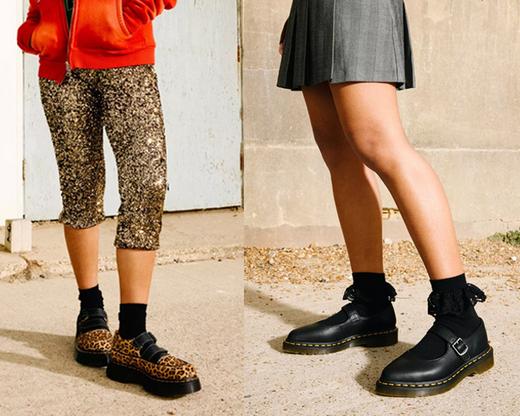 Two outfit ideas styling mary jane shoes