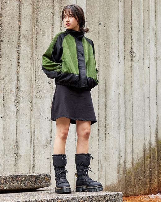 Winter styling outfit idea for fur-lined boots