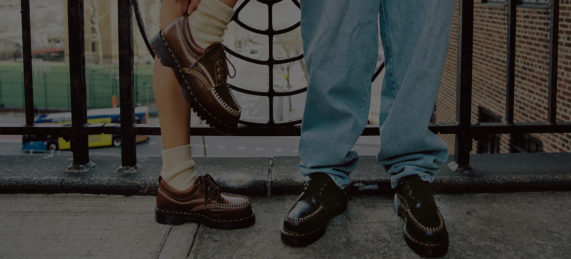 Dr. Martens Lowell moc toe shoes
