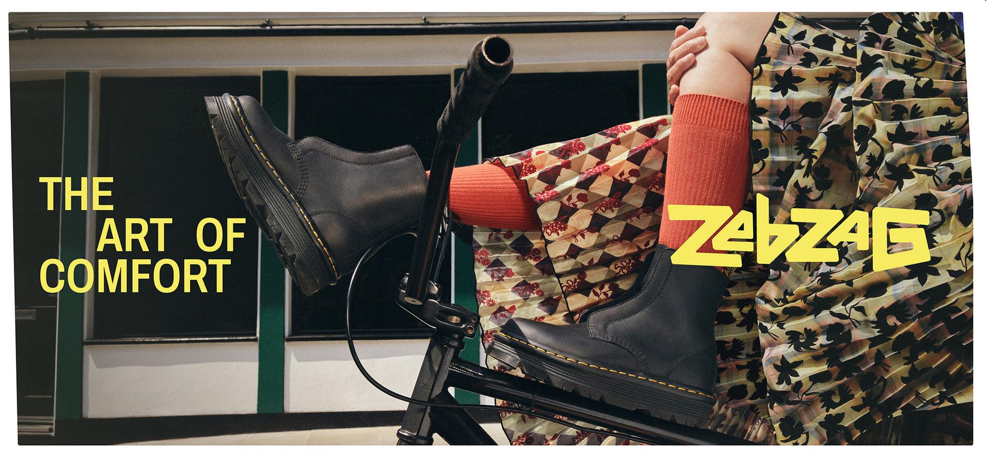 Banner featuring the Zebzag Laceless Boot
