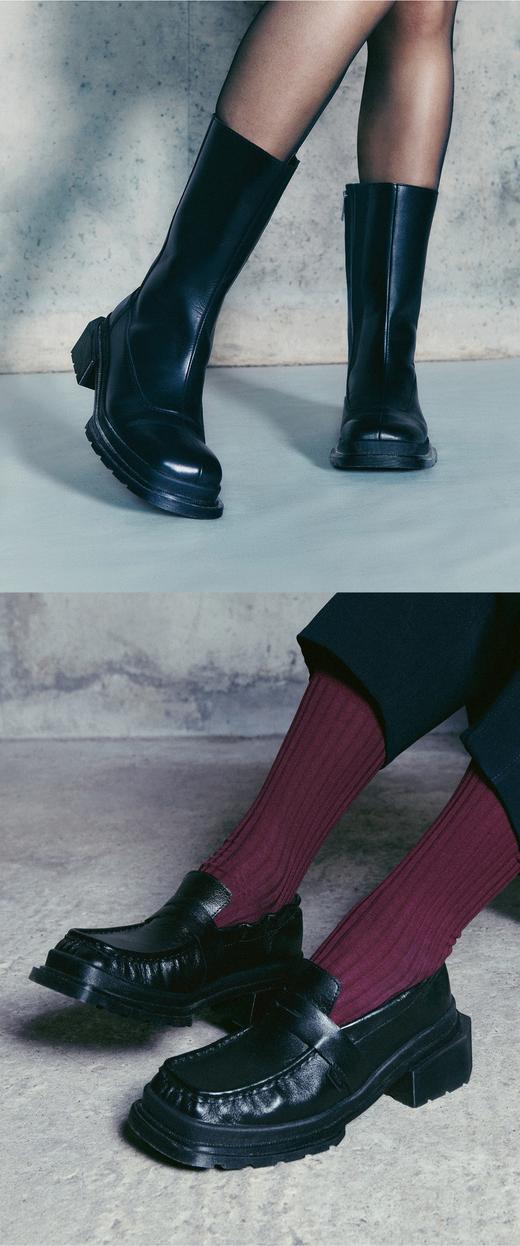 Two stylish outfit ideas featuring the Maybole Loafer