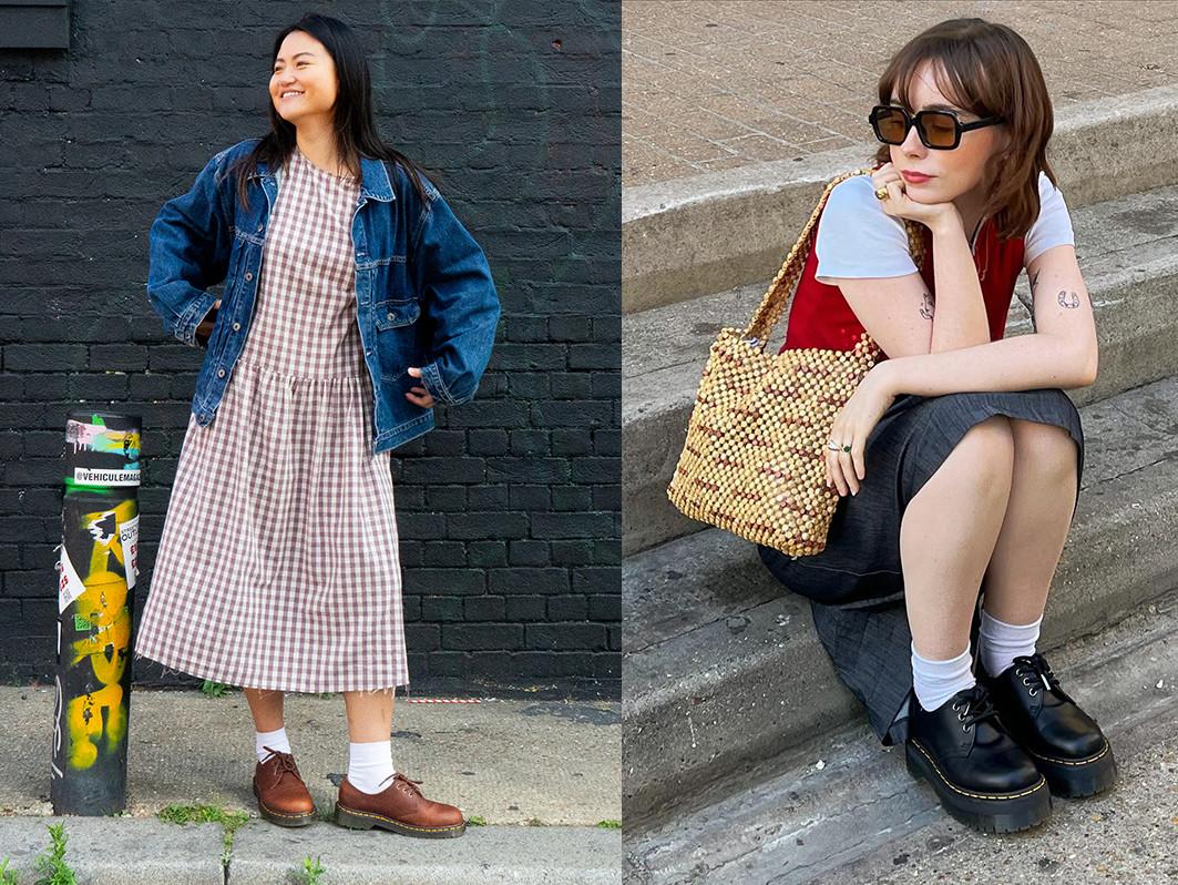 sachin and babi light blue dress How to Style: Doc's & Dresses main image 0