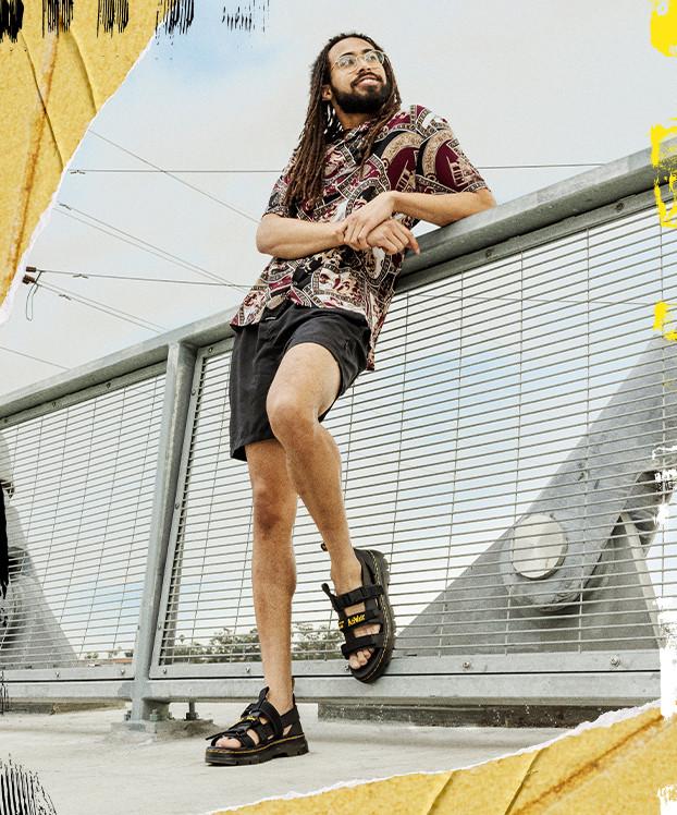 How To Style Men's Leather Sandals: 8+ Outfit Ideas | Dr. Martens