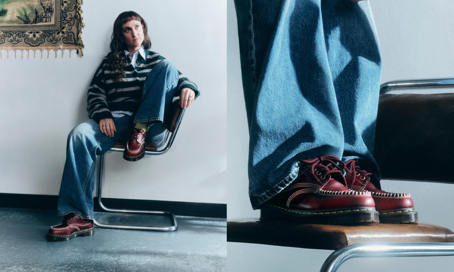 Outfit idea featuring the Lowell Cherry Red Orleans Leather shoe