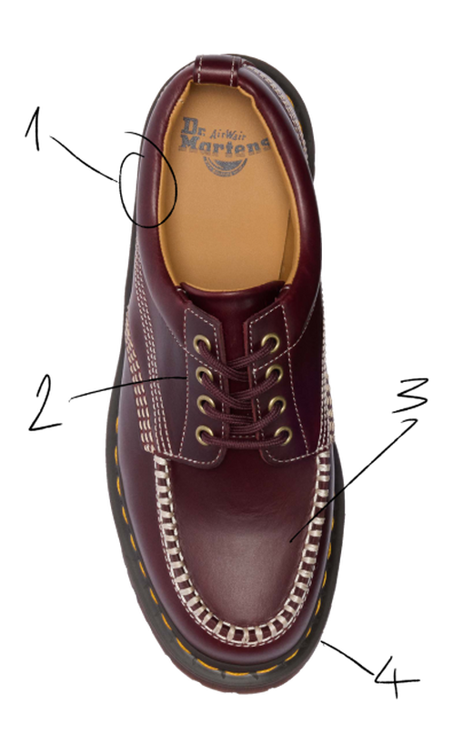lowell shoe diagram