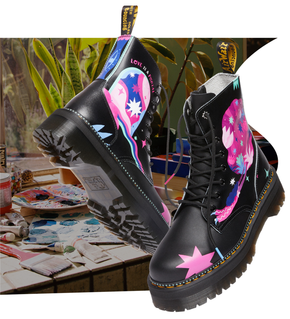 Dr martens art outlet boots