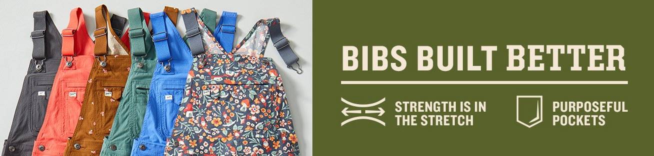 Bibs built better | Strength is in the stretch | Purposeful pockets