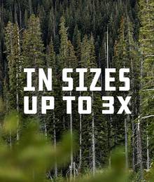 Forest landscape; "In sizes up to 3X"