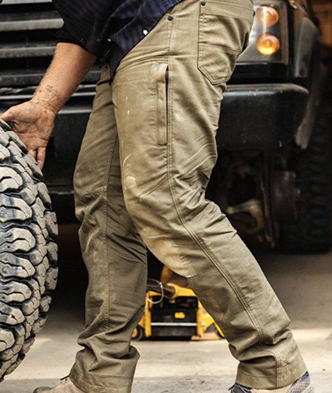 Man wearing AKHG Stone Run Standard Fit Pants