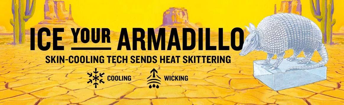 ice your armadillo with skin-cooling tech that sends heat skittering