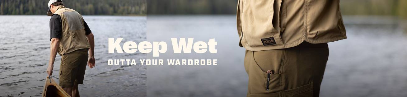 Headline: Keep Wet Outta Your Wardrobe.