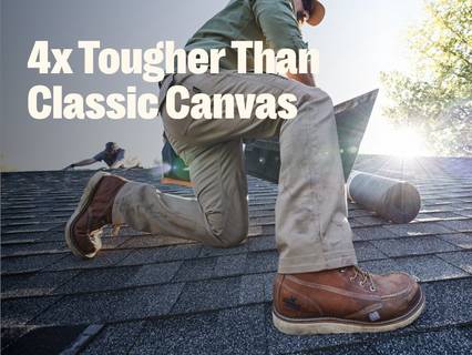 Headline: 4x Tougher Than Classic Canvas