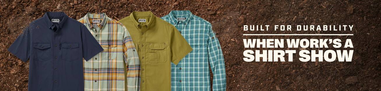 Headline: Built for Durability, When Work's a Shirt Show.