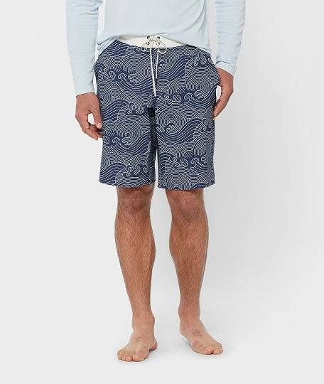 men's blue swim trunks