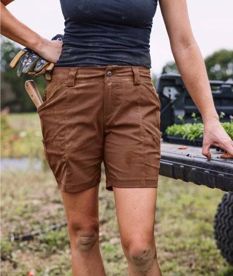 women's brown shorts
