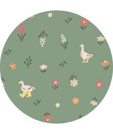 green Garden Geese pattern