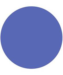 A blue circle