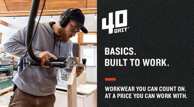 Basics. Built to work, Workwear you can count on. At a price you can work with.