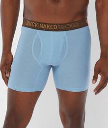 Light blue men's boxer briefs. 