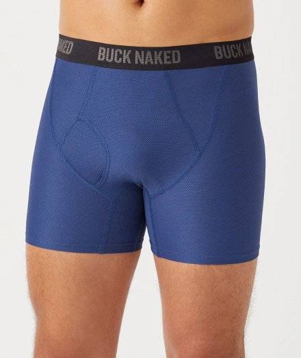 Blue men's boxer briefs.