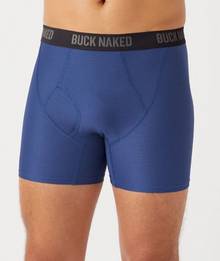 Blue men's boxer briefs.