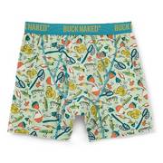 Fishing patterned boxer briefs