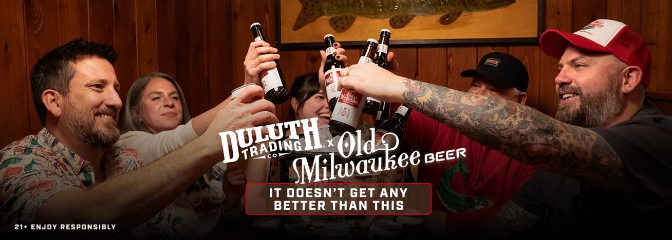 Duluth Trading Company & Old Milwaukee® apparel collab.