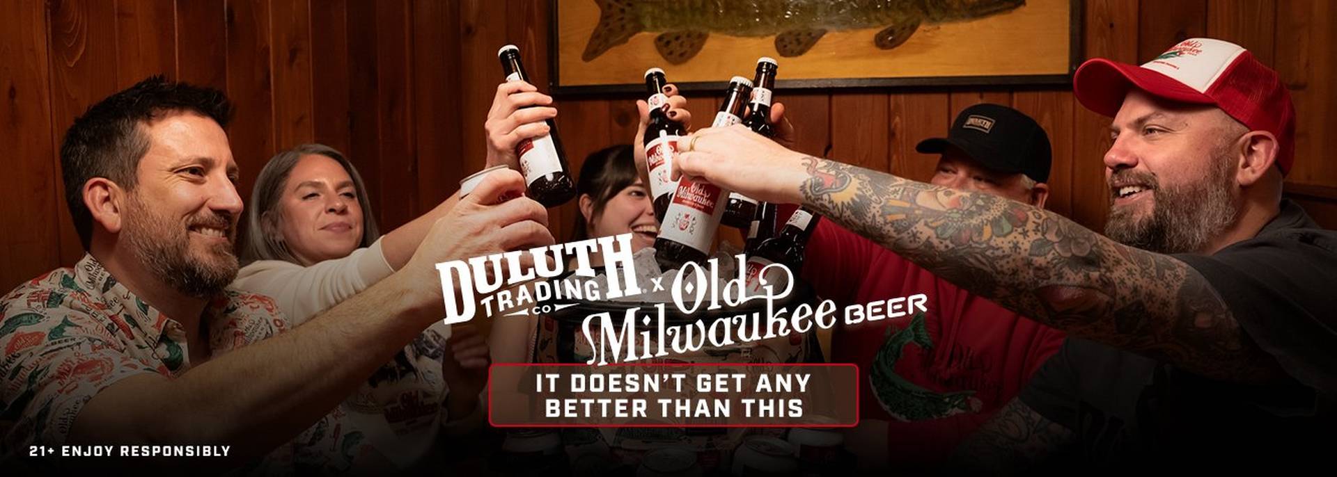 Duluth Trading Company & Old Milwaukee® apparel collab.