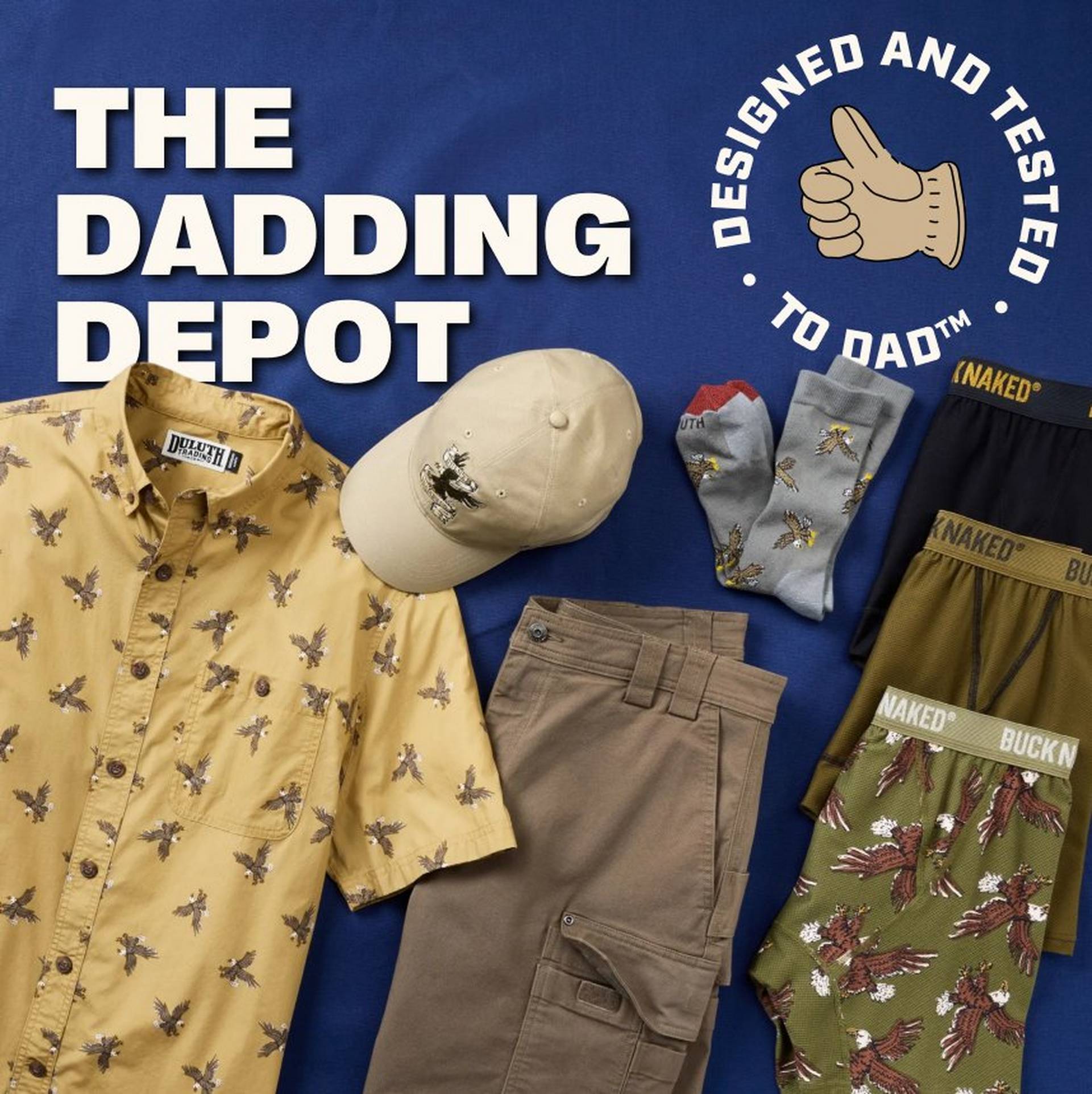 Men's clothing folded