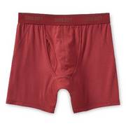 Red boxer briefs.